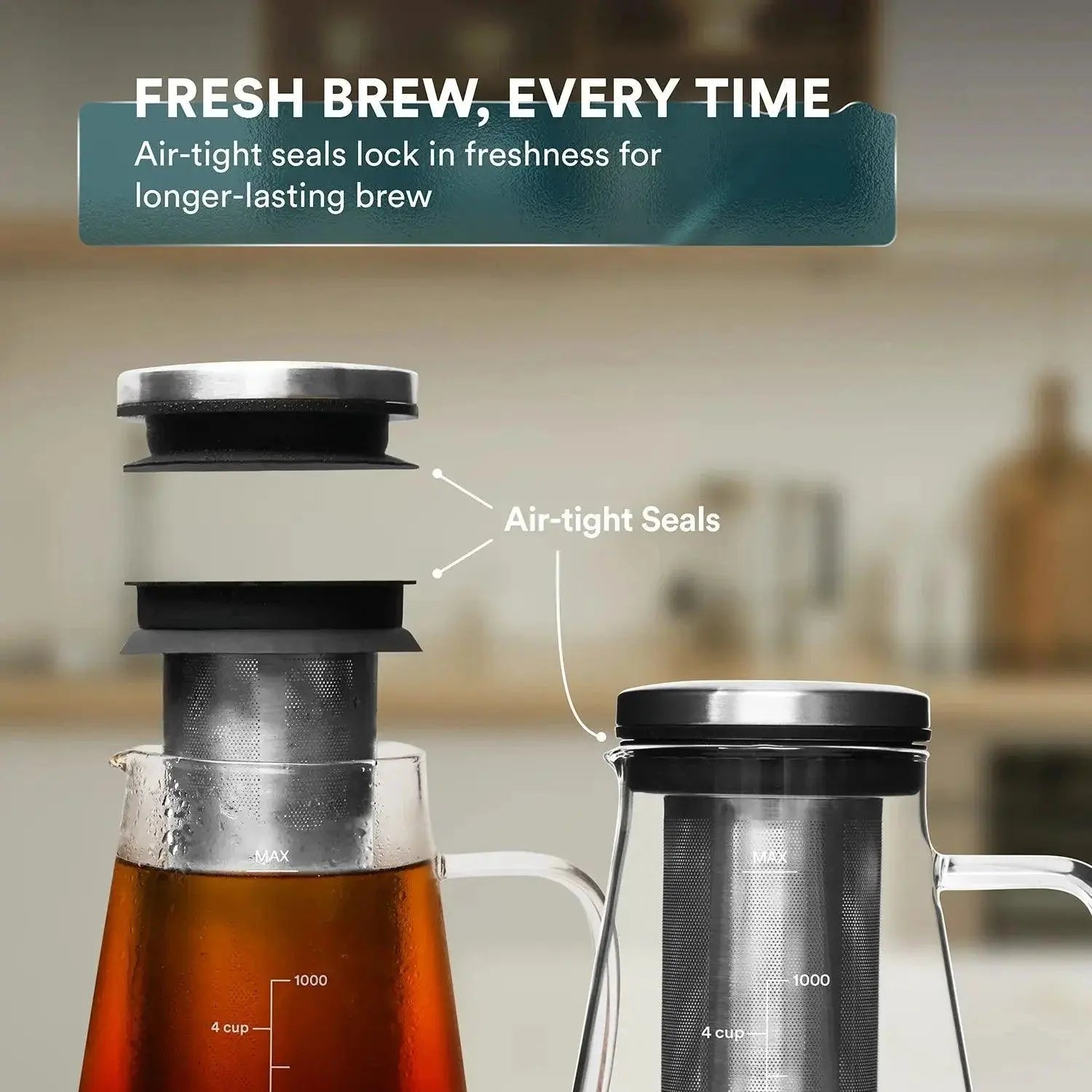 Cold Brew Maker 1.0L/34oz and 1.5L/51oz Ovalware