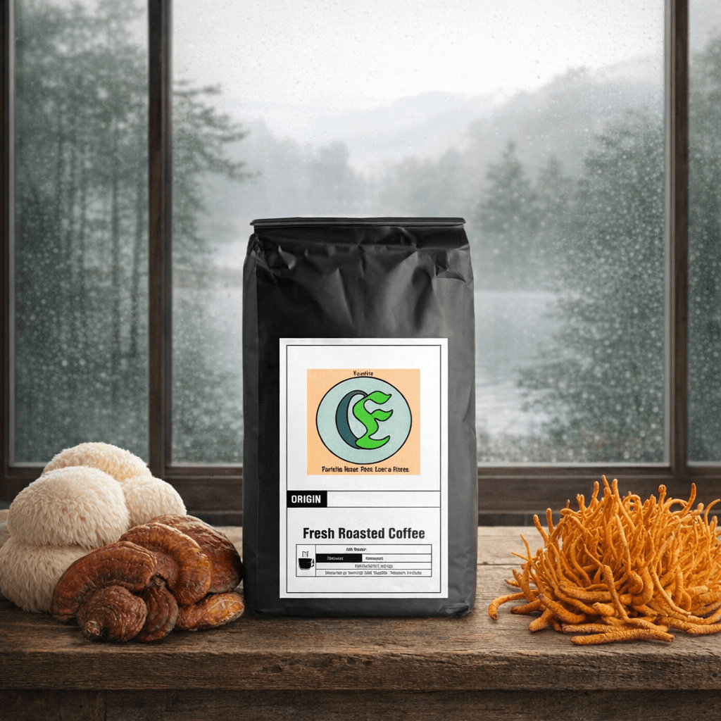 Coffee with Mushrooms Medium Roast