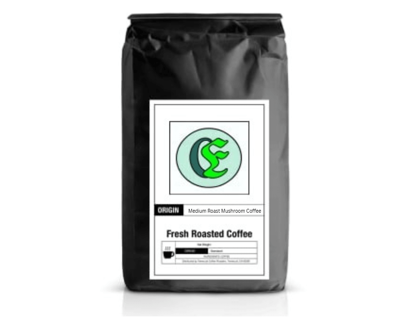 Medium Roast Coffee with Mushrooms - E - coffee